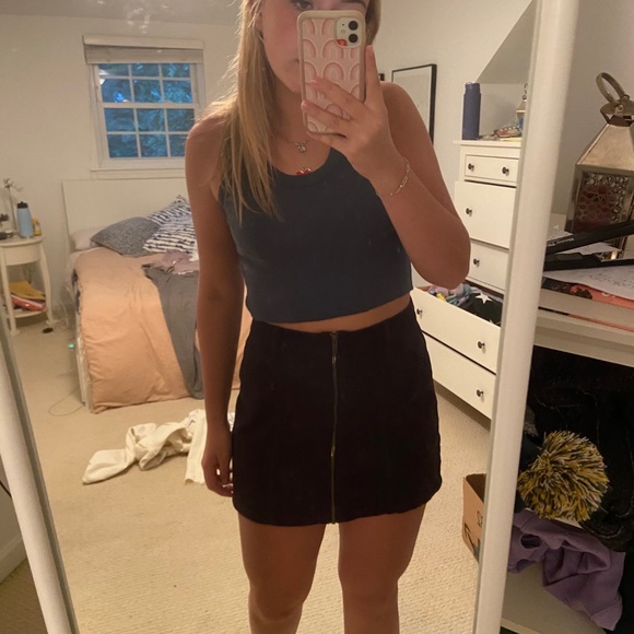 PacSun Dresses & Skirts - BLACK ZIPPER SKIRT PACSUN